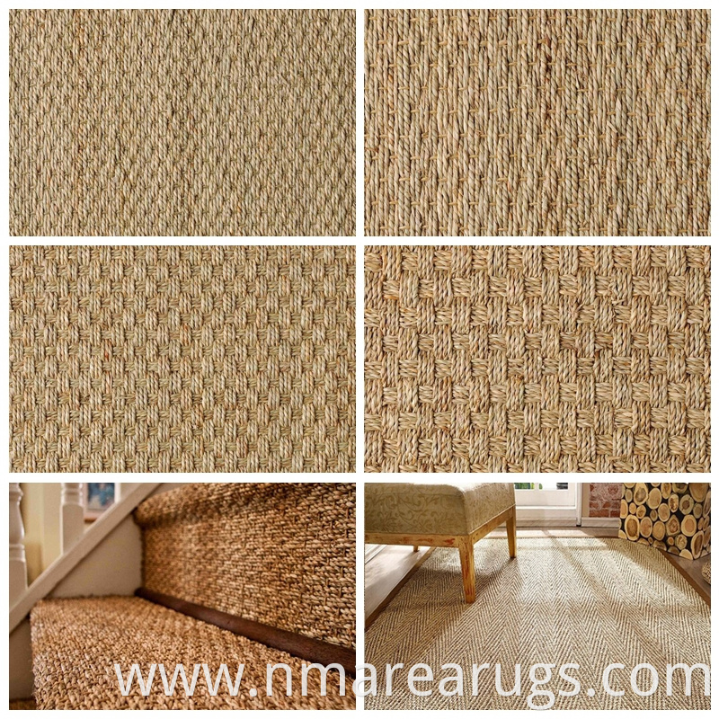 Natural Seagrass Area Rug Floor Mats